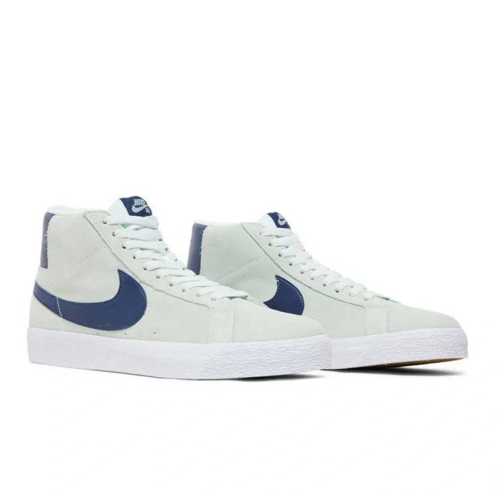 Nike SB Zoom Blazer Mid barely green/navy-barely green WMNS sneakers - Picture 4 of 16